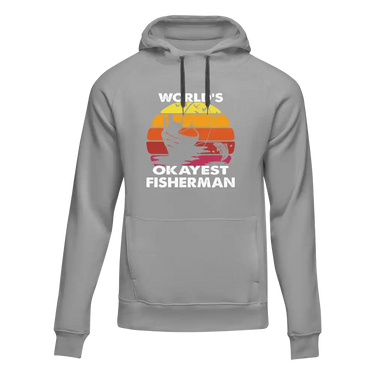 World's Okayest Fisherman Unisex Hoodie